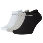アンクルソックス ナイキ NIKE SX7673 3P エブリディクッション ノーショウソックス 2101 3Pソックス DRI-FIT