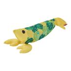 ひんやりけりぐるみ エビ モンステラ ペティオ ▼a ペット グッズ 猫 キャット おもちゃ 猫キック シャカシャカ またたび入 接触冷感生地 春夏 Petio