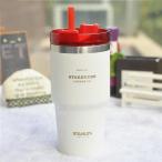 スターバックス STARBUCKS タンブラー ステンレスカップ コップ ストロー スタバ 保温 保冷 おしゃれ 海外 新品 大容量 590ml