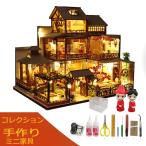 ドールハウス 手作りキットセット庭　別荘 ミニ家具工芸品キット ミニチュアコレクション　建物プレゼント　子供　キッズ