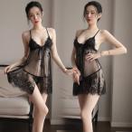 ランジェリー 花レース レディース 下着 勝負下着 ベビードール セクシー シースルー Tバック キャミソール 透ける レース セール