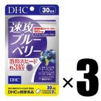 3個 DHC 速攻ブルーベリー 30日分×3個 サプリメント 健康食品 ディーエイチシー