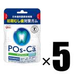 5個 江崎グリコ ポスカ クリアミント エコパウチ 初期虫歯対策ガム 特定保健用食品 75g×5 追跡可能メール便にて発送