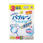 1個 アース製薬 らくハピ いれるだけバブルーン トイレボウル 洗浄剤 180g×3袋入 トイレ洗剤
