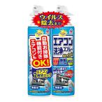 アース製薬 らくハピ エアコン洗浄スプレー 無香性 420ml 2本パック エアコン掃除 エアコン2台分