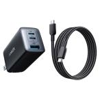 Anker якорь PowerPort III 3-Port 65W Pod with USB-C &amp; USB-Cke- blue black B2667N12