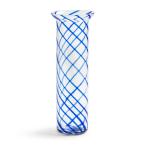 &Klevering アンドクレベリン フラワーベース Yogu Spiral ブルー 高さ42cm ガラス製 陶器 花瓶 一輪挿し 花器 北欧雑貨