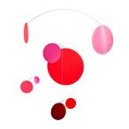  Северная Европа f Len ste do mobile Confetti красный FLENSTED mobilesf Len ste do mobile модный интерьер смешанные товары 