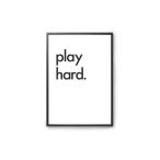 Nor-Folk　ポスター/アートプリント　A4　'Play Hard'