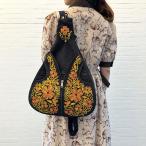 2WAY сумка рюкзак one плечо вышивка ввод bell спальное место материалы черный × orange цветочный принт женский легкий большая вместимость работа ходить на работу посещение школы путешествие "мамина сумка" 