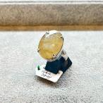 シルバーリングシルバー92515号指輪ルチルクォーツ針金水晶ゴールドルチル...