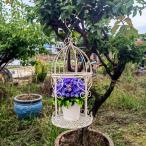  посадочная машина корзина висячий подвешивание ниже Vintage retro style metal тросик корзина белый зеленый последний белый зеленый 