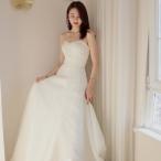 ウェディングドレス 大きいサイズ ホワイト 白 チューブトップ 結婚式 パーティー 謝恩会 ロングドレス S M L XL LL 2XL XXL 3XL XXXL 透け感 プリンセス
