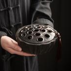  курильница аромат установить крышка имеется счастливый случай лотос керамика чёрный ... предмет фэн-шуй ........ улучшение чай курильница удалитель москитов ароматическая палочка мир смешанные товары интерьер . ароматическая палочка установить . наматывать . подарок сердце. ..