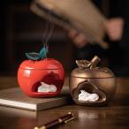  яблоко курильница 2 шт. комплект фэн-шуй олень маленький олень украшение ароматическая палочка установить удалитель москитов ароматическая палочка in чувство держатель flat . благополучно ... удача ..... стол интерьер аромат установить 