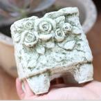 プランターヴィンテージ調ホワイトローズ薔薇バラ白寄せ植え多肉植物シャビー加...