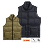 ショッピングタイ タイオン TAION ダウン 2024AW UNISEX マウンテン パッカブル ボリュームダウンベスト TAION-002VZMT 入荷