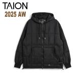 タイオン TAION ダウン 2025AW UNISEX ワーク Wジップリブ ダウンパーカーTAION-106WZWK