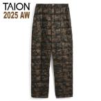 タイオン TAION ダウン 2025AW MEN ベーシック ダウンパンツ TAION-131RS