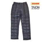 タイオン TAION ダウン 2024AW UNISEX ベーシック テーパード ダウンパンツ TAION-131TD 入荷しました
