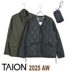 ショッピングタイ タイオン TAION ダウン 2025AW UNISEX CR モッズジャケット(+ミリタリーダウンジャケット) TAION-CR15B