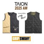 ショッピングタイ タイオン TAION ダウン 2025AW UNISEX GRIPSWANY×TAIONコラボ リバーシブル ダウンベスト TAION-GRIPSWANY-VT01