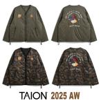ショッピングタイ タイオン TAION ダウン 2025AW UNISEX ジャパンスペシャル リバーシブル ベトジャン ダウンジャケット TAION-JK03JS