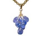 特価品K18タンザナイトトップドロ...