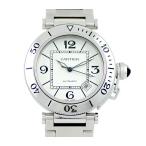 Cartier カルティエ パシャ シータイマー W31080M7 デイト シルバー 文字盤 SS  ...