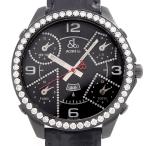 電池交換済 JACOB&amp;Co. ジェイコブ ファイブタイムゾーン ダイヤベゼル JC-2BCDAD ダイヤモンド デイト メンズ クォーツ 5タイム