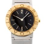 電池交換済 BVLGARI ブルガリ ブルガリブルガリ BB26SG デイト 黒 