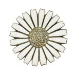 【011226】GEORG JENSEN ジョージジェンセン SV925S デイジー フラワー ブロ ...