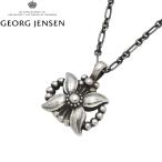 GEORG JENSEN ジョージシェンセン 1998 フラワーモチーフ 925S ペンダント ネックレス シルバー