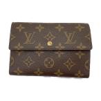 LOUIS VUITTON ルイヴィトン モノグラム ポルトトレゾール エテュイ シェキエ M61200 中古 送料無料