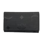 MCM Logo грамм нейлон кожа 4 полосный чехол для ключей б/у 