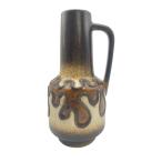 Fat Lava &amp; German Art Pottery VEB Haldensleben Восточная Германия 1960 годы Vintage ваза б/у W4