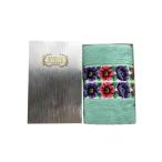 FEILER Feiler цветочный принт полотенце для лица mint green б/у D4