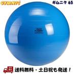 ギムニク (GYMNIC) ギムニク 65 バランスボール 65cm 青 ブルー ヨガボール 男性 女性 LP9565 運動 フィットネス トレーニング イス 高耐久 -正規品-