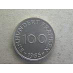 4/ Германия ( The -ru Ran to)*100FRANKEN 1955 год 