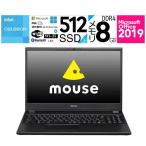 新品 マウスコンピューター ノートパソコン mouse LBC410S5W10 Celeron N4100 メモリ_8GB SSD_512GB MOUSEノート ブラック Wi-Fi DVD LAN Bluetooth Office2019
