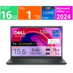 Dell ノートパソコン 15.6型 ノートPC Inspiron 15 3530 NI85-FHHBB [カーボンブラック]第13世代インテル Core i7 メモリ:16GB SSD:1TB Win11 Office付き 展示品