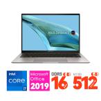 ASUS ノートパソコン 13.3 型 Zenbook S 13 OLED UX5304VA-NQI7WS 第13世代 インテル Core i7 1355U メモリ:16GB DDR5 SSD:512GB Windows11 展示品 Office2019