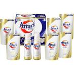 洗剤ギフト アタックZERO 400g 1本 つめかえ360g 6袋 (抗菌+プラス 24時間部屋干し臭を防ぐ)