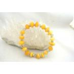ミルキーアンバー琥珀コハクブレスレ...