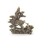 辰 龍の置物 銅製 8cm 縦タイプ 薄型 四神 竜