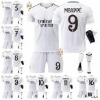 2425 футбол одежда Real mado Lead 10 номер modo Ricci /5 номер be Lynn ветчина /9 номер mbape Home для взрослых, детский короткий рукав верх и низ надеты 2/3/4 пункт копия футбол форма 