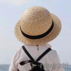Yahoo! Yahoo!ショッピング(ヤフー ショッピング)女の子 男の子 麦わら帽子 UVカット 紫外線対策 つば広 春夏 子供 キッズ おしゃれ 可愛い 折りたたみ たためる 日よけ 日焼け防止 カンカン帽 漁師の帽子