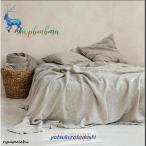 リネン フラットシーツ ピュアリネン  マルチカバー  丸洗いOK