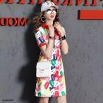  One-piece One-piece женский тугой короткий рукав красивый . Корея способ Golf One-piece спорт одежда 20 плата 30 плата 40 плата 50 плата A линия тонкий тонкий 