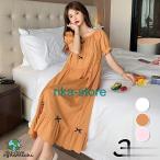  неглиже весна лето неглиже короткий рукав One-piece хлопок лента симпатичный длинный длина неглиже пижама Nitro -p женский часть магазин надеты стиль салон одежда новый продукт 